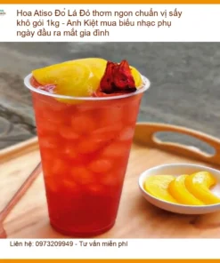 Lá Hoa Atiso Đỏ thơm ngon chuẩn vị sấy khô gói 1kg - Địa chỉ bán sỉ lẻ TPHCM