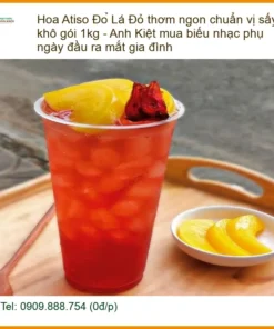 Lá Hoa Atiso Đỏ thơm ngon chuẩn vị sấy khô gói 1kg - Đơn vị Bán Có sẵn TPHCM
