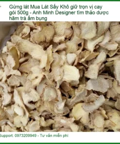 Mua Gừng Lát Sấy Khô giữ trọn vị cay gói 500g - Đơn vị Cung cấp Có sẵn TPHCM