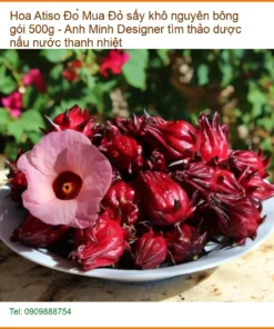 Mua Hoa Atiso Đỏ sấy khô nguyên bông gói 500g - Bán Giao nhanh TPHCM