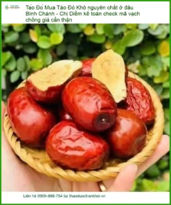 Táo Đỏ Khô nguyên chất Bình Chánh - Địa chỉ Bán Táo Đỏ Khô Giao nhanh TPHCM