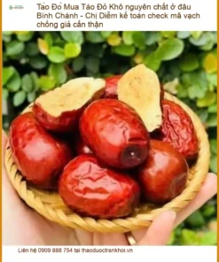 Táo Đỏ Khô Nguyên Chất Bình Chánh - Địa chỉ bán sỉ lẻ giao nhanh tận nơi