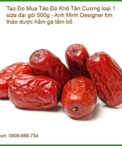 Mua Táo Đỏ Khô Tân Cương loại 1 size đại gói 500g - Địa chỉ Bán Giao nhanh