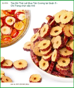 Mua Táo Đỏ Lát Tân Cương tại Quận 5 - Chị Trang chọn sấy khô - Giao nhanh