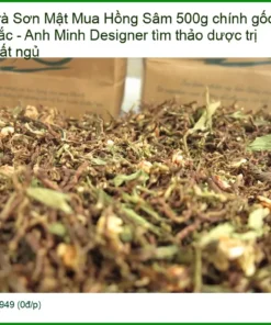 Trà Sơn Mật Hồng Sâm 500g chính gốc Tây Bắc - Địa chỉ Bán Giao nhanh TPHCM