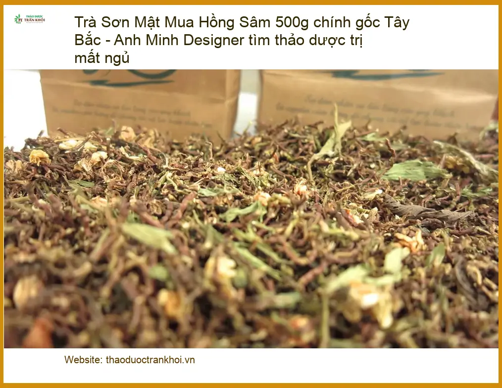 Trà Sơn Mật Hồng Sâm 500g chính gốc Tây Bắc - Địa chỉ Bán Giao nhanh TPHCM