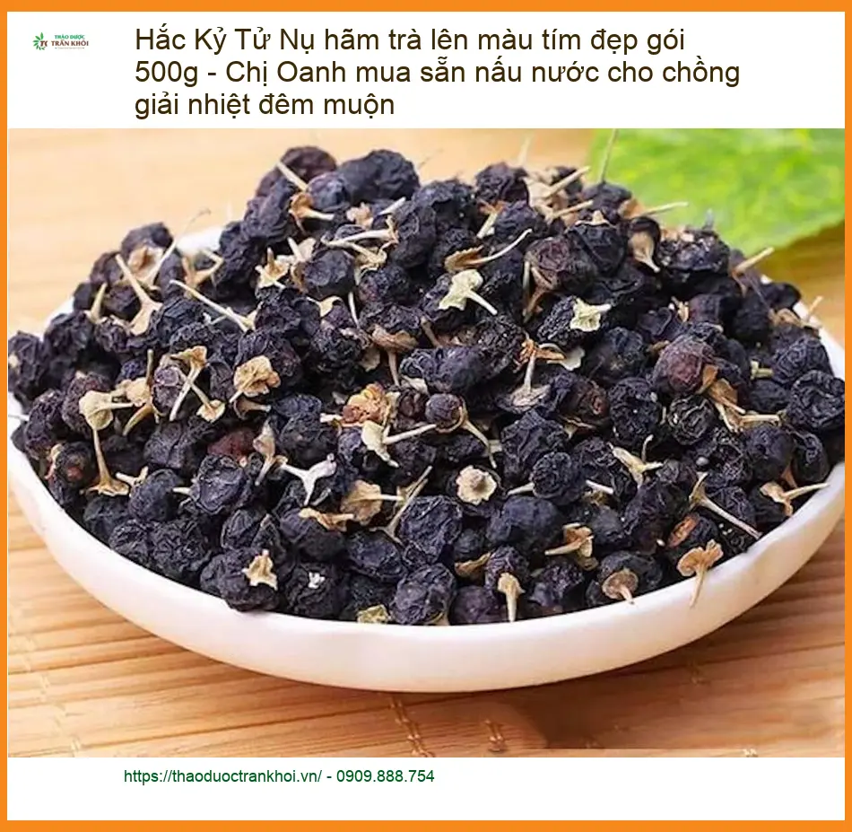 Nụ Hắc Kỷ Tử hãm trà tím đẹp 500g - Đơn vị cung cấp có sẵn tại TPHCM