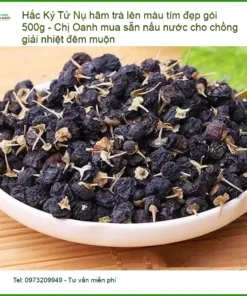 Nụ Hắc Kỷ Tử hãm trà lên màu tím đẹp gói 500g - Địa chỉ bán giao nhanh