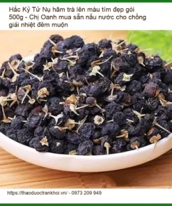 Nụ Hắc Kỷ Tử hãm trà lên màu tím đẹp gói 500g - Địa chỉ bán giao nhanh TPHCM