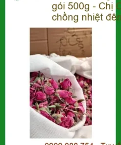 Nụ Hoa Hồng hãm trà giải độc cơ thể cấp tốc gói 500g - Giao nhanh TPHCM