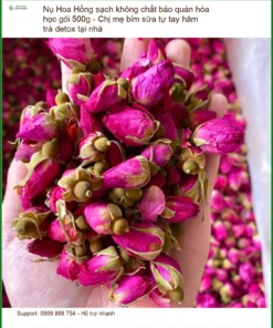 Nụ Hoa Hồng Sạch 500g Không Hóa Chất - Địa chỉ bán giao nhanh TPHCM