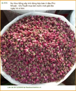 Nụ Hoa Hồng sấy khô đóng hộp - Địa chỉ Bán Nụ Hoa Hồng sấy khô giao nhanh TPHCM