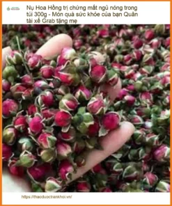 Nụ Hoa Hồng trị chứng mất ngủ nóng trong túi 300g - Địa chỉ bán giao nhanh TPHCM