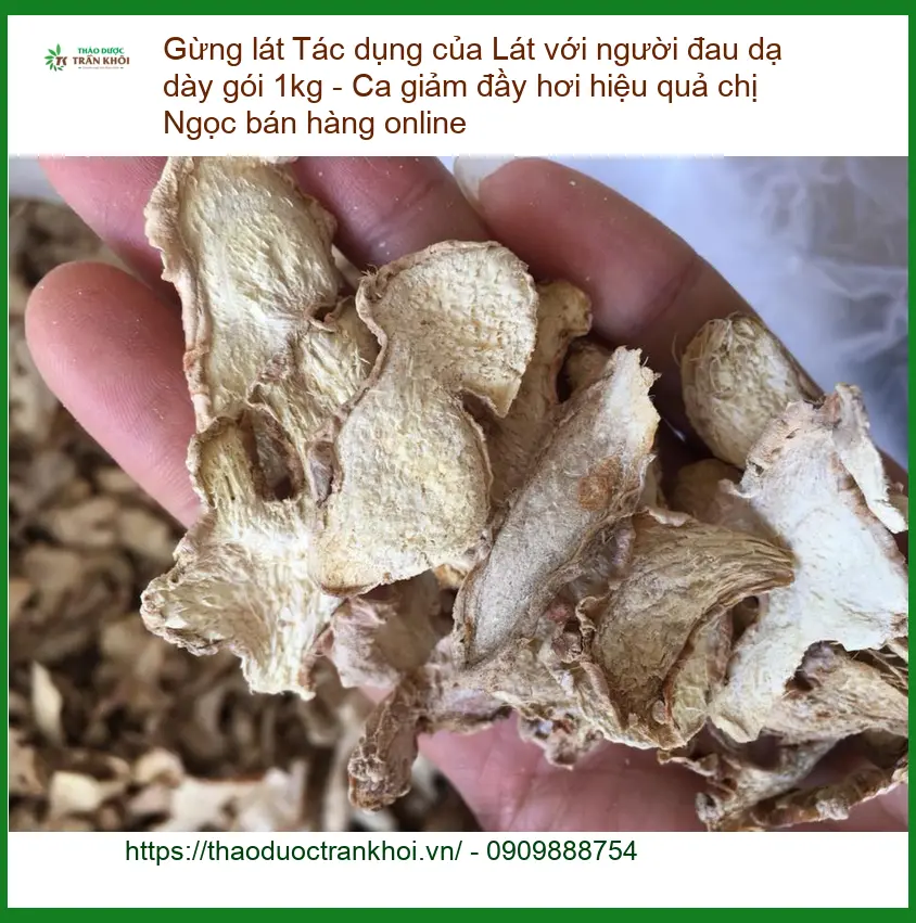 Gừng Lát cho người đau dạ dày 1kg - Giảm đầy hơi - Địa chỉ Bán Giao nhanh TPHCM