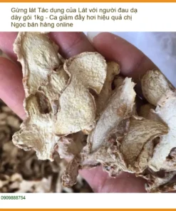 Gừng Lát 1kg giảm đầy hơi, đau dạ dày - Địa chỉ Bán Giao nhanh TPHCM