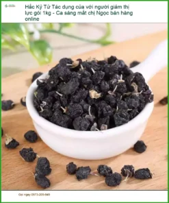 Hắc Kỷ Tử giảm thị lực 1kg - Ca sáng mắt chị Ngọc - Bán giao nhanh TPHCM