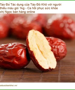 Táo Đỏ Khô cho người thiếu máu gói 1kg - Địa chỉ bán giao nhanh TPHCM