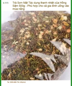 Trà Sơn Mật Hồng Sâm 500g thanh nhiệt, phù hợp gia đình - Sỉ lẻ Có sẵn TPHCM