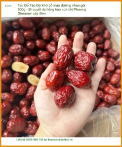 Táo Đỏ Khô bổ máu dưỡng nhan 500g - Địa chỉ bán Táo Đỏ giao nhanh TPHCM