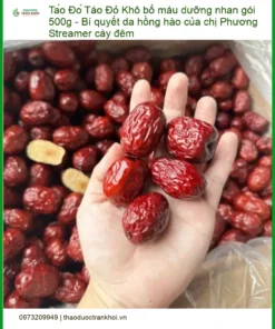Táo Đỏ Khô bổ máu dưỡng nhan gói 500g - Địa chỉ bán giao nhanh TPHCM