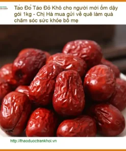 Táo Đỏ Khô cho người mới ốm dậy gói 1kg - Địa chỉ Bán Có sẵn tại TPHCM