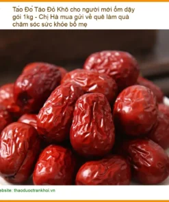 Táo Đỏ Khô cho người mới ốm dậy gói 1kg - Địa chỉ Bán Táo Đỏ Giao nhanh TPHCM