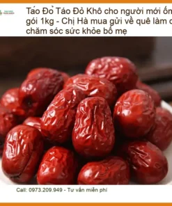 Táo Đỏ Khô cho người mới ốm dậy 1kg - Địa chỉ Bán Táo Đỏ Giao nhanh TPHCM