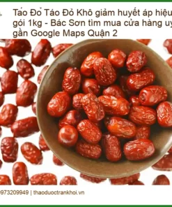 Táo Đỏ Khô giảm huyết áp hiệu quả gói 1kg - Địa chỉ bán giao nhanh Quận 2