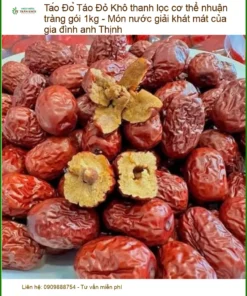 Táo Đỏ Khô 1kg thanh lọc cơ thể - Đơn vị cung cấp giao nhanh tại TPHCM