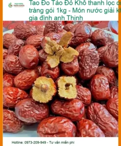 Táo Đỏ Khô thanh lọc cơ thể nhuận tràng gói 1kg - Bán giao nhanh TPHCM