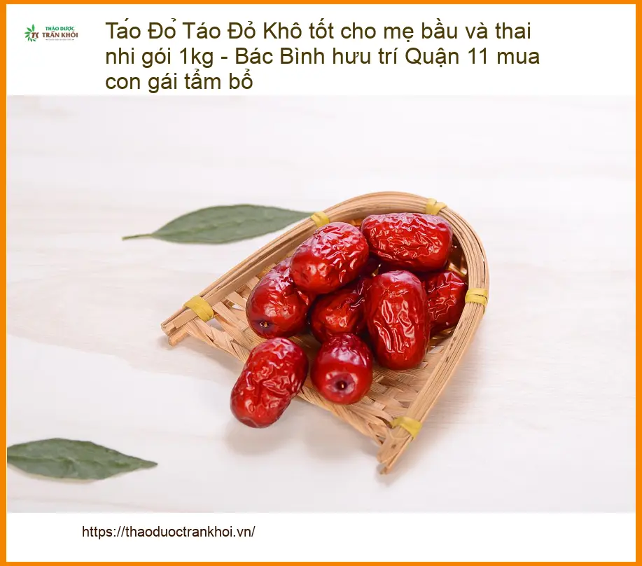 Táo Đỏ Khô tốt cho mẹ bầu và thai nhi gói 1kg - Địa chỉ Q11 Bán Giao nhanh