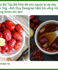 Táo Đỏ Khô tốt cho người bị dạ dày gói 1kg - TPHCM Giao tận nơi