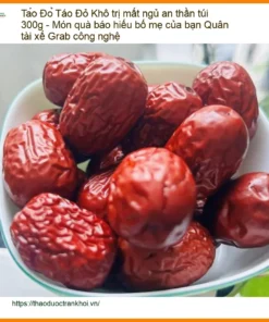 Táo Đỏ Khô trị mất ngủ an thần túi 300g - Địa chỉ bán giao nhanh TPHCM