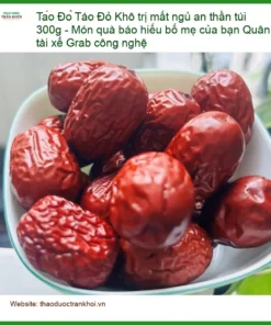 Táo Đỏ Khô trị mất ngủ an thần túi 300g - Địa chỉ bán có sẵn TPHCM