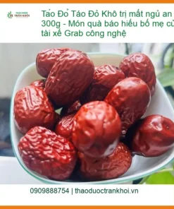 Táo Đỏ Khô trị mất ngủ an thần túi 300g - Đơn vị Cung cấp Có sẵn TPHCM
