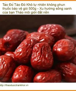 Táo Đỏ Khô tự nhiên không phun thuốc bảo vệ 500g - Cung cấp TPHCM
