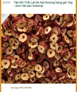 Táo Đỏ Lát bỏ hạt thượng hạng gói 1kg - Anh Hải săn freeship - Giao nhanh