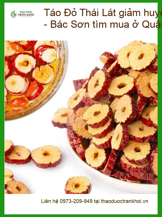 Táo Đỏ Lát giảm huyết áp hiệu quả 1kg - Bác Sơn tìm mua ở Quận 2