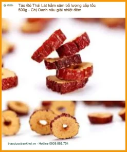 Táo Đỏ Lát hầm sâm bổ lượng cấp tốc 500g - Địa chỉ bán giao nhanh TPHCM