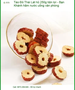 Táo Đỏ Lát hũ 250g tiện lợi - Bạn Khánh hãm nước uống văn phòng - Có sẵn TPHCM