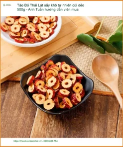 Táo Đỏ Lát sấy khô tự nhiên cùi dẻo 500g - Bán giao nhanh TPHCM