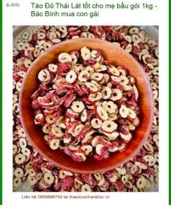 Táo Đỏ Lát tốt cho mẹ bầu gói 1kg - Bác Bình mua cho con gái | Có sẵn TPHCM