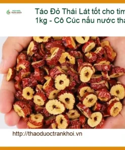 Táo Đỏ Lát tốt cho tim mạch người già 1kg - Cô Cúc nấu nước thay trà - TPHCM
