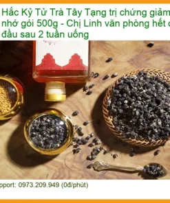 Trà Hắc Kỷ Tử Tây Tạng trị giảm trí nhớ 500g - Giao nhanh TPHCM