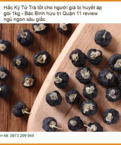Trà Hắc Kỷ Tử 1kg cho người già huyết áp, ngủ ngon - Địa chỉ bán giao nhanh