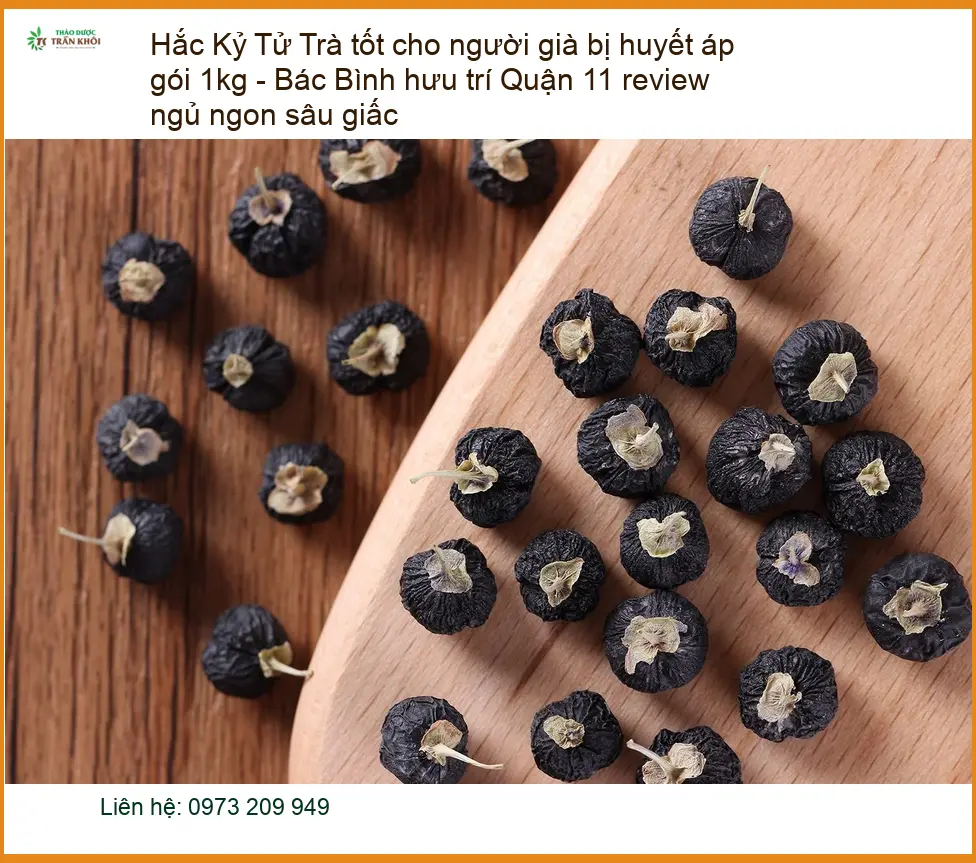 Trà Hắc Kỷ Tử 1kg cho người già huyết áp, ngủ ngon - Địa chỉ bán giao nhanh