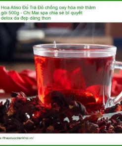Trà Hoa Atiso Đỏ chống oxy hóa mờ thâm gói 500g - Bán Giao nhanh TPHCM