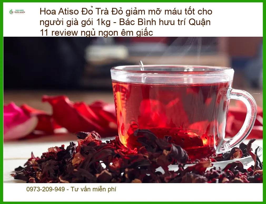 Trà Hoa Atiso Đỏ giảm mỡ máu cho người già 1kg - Bán giao nhanh TPHCM