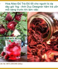 Trà Hoa Atiso Đỏ tốt cho người bị dạ dày 1kg - Đơn vị bán giao nhanh TPHCM