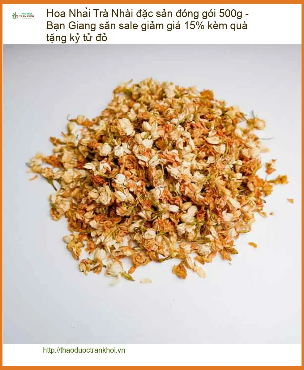 Trà Hoa Nhài đặc sản đóng gói 500g - Địa chỉ Bán Giao nhanh TPHCM